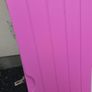 Hot Pink 3 Drawer Bedside Cabinet Image 2