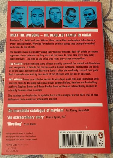 The Hitmen: The Shocking True Story Of A Family zof Killers For Hire by Stephen Breen & Owen Conlon