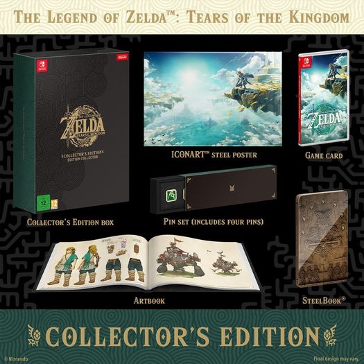 The Legend of Zelda Tears of the Kingdom Collectors Edition