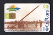 1996 Ireland 50 unit rural electrification in Ireland (1946-1996) by the Electricity Supply Board (E.S.B). The first electricity pole as part of this scheme was erected in Kilsallaghan, Dublin on November the 5th 1946. (Gemplus GEM1) Call Card Used. Telec