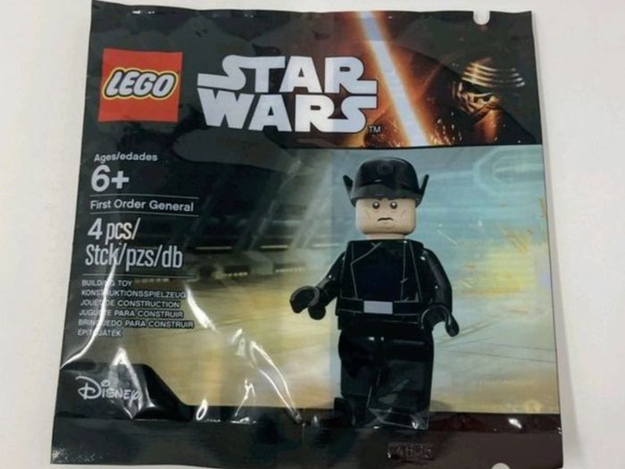 Lego FIRST ORDER GENERAL Minifigure Polybag Lego Star Wars Lego Minifigure