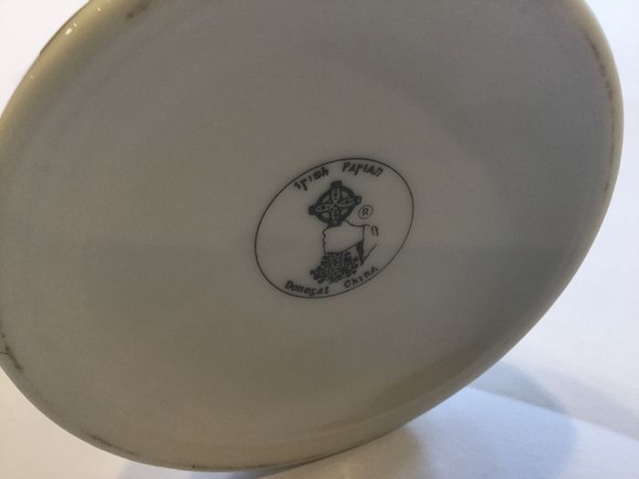 Donegal China Irish Rose Parian patterned candlestick