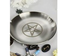 Pentagram Spell Candle Holder