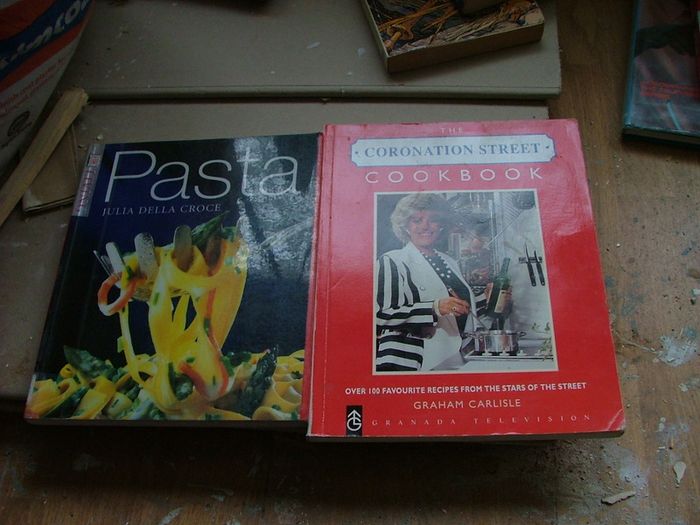 cook books.