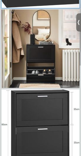 Shoes Rack Shoes Cabinet Black