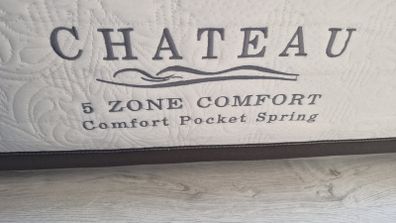 Unused Double Mattress- 4ft6 Firm Chateau 5 Zone Comfort