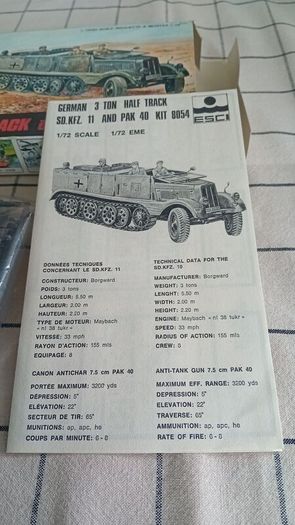 ESCI German half-track and Pak 40