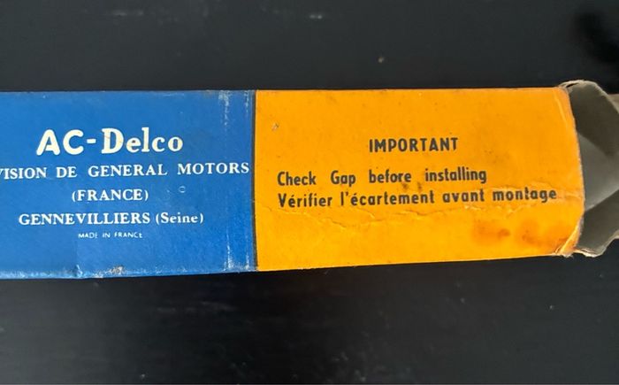 Vintage AC Fire Ring 45F Spark Plug
