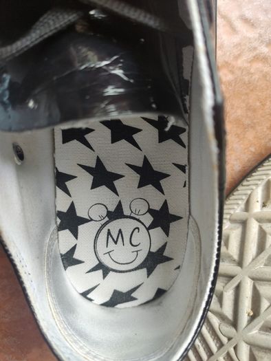 Converse x Miley Cyrus Chuck Taylor All Star Low Patent Stars Black  UK 6