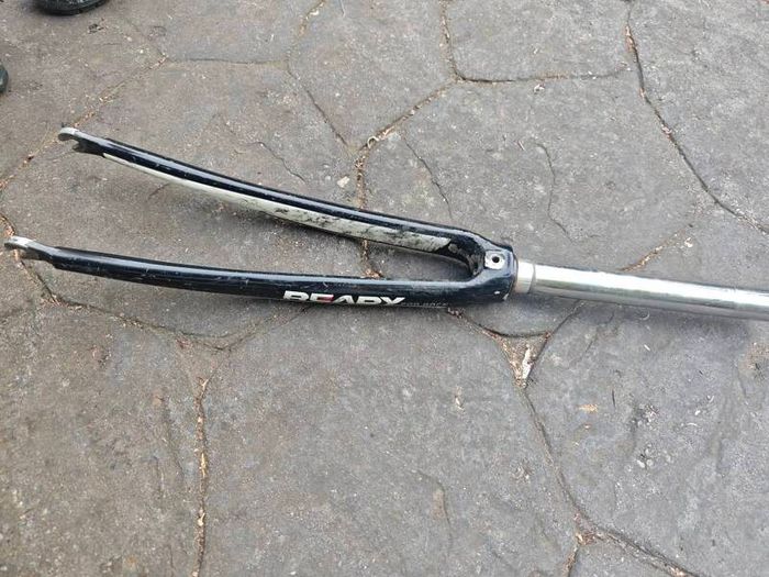 road bike fork aluminium 1/18th, long steerer