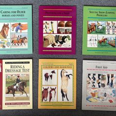 Bundle of 6 horse riding books