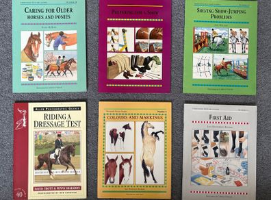 Bundle of 6 horse riding books