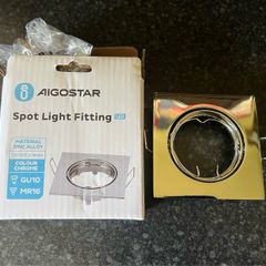 Aigostar Square Chrome Recessed Light.