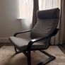 armchair black/ gray Image 2