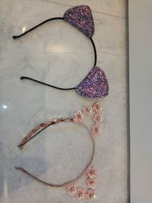 Claires cat ears hairband x 2