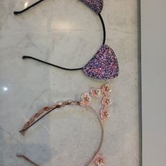 Claires cat ears hairband x 2