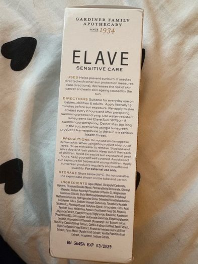 Elave sun spf 50+