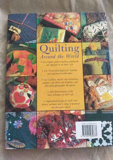 Quilting Around the World Stanley, Isabel Watson, Jenny Quilting Pattern Sewing Book Vintage