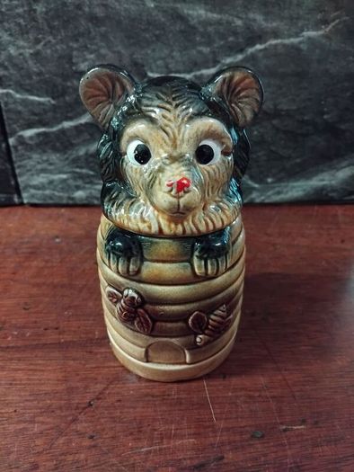 ceramic Bear double jar