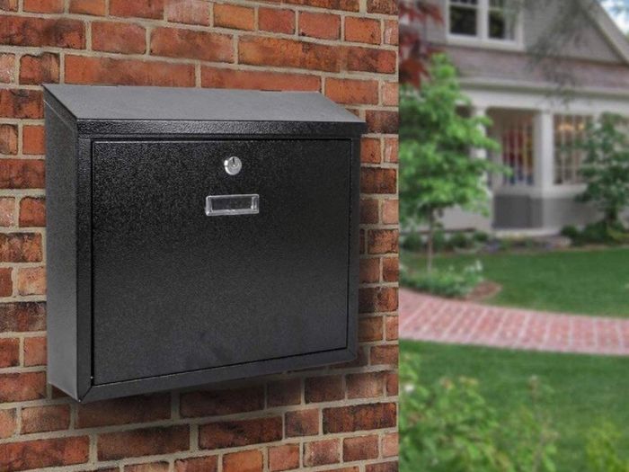 Lockable Letter Box | Post Box | Mail Box with Cover Outdoor Wall Mounted Mail Box