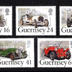 1994 Guernsey Centenary of First Car in Guernsey Post Office Commemorative Stamps Mint Never Hinged (MNH)