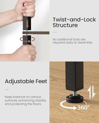 Slim Side Table with Charging Station, 3-Tier Narrow Side Table with Drawer, Skinny Bedside Table, End Table for Small Spaces, for Bedroom