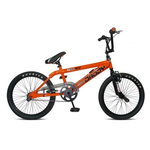 11" Rooster BIG DADDY, 20" Spoked Wheel, Neon Orange/Black