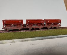 CIE Irish Rail twin hopper grain wagons x3