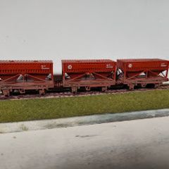 CIE Irish Rail twin hopper grain wagons x3