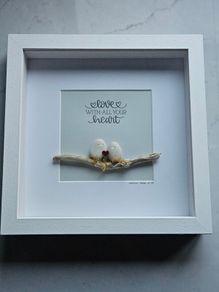 like new love Pebble Art Frame