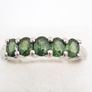 SOLD Green Tourmaline On Sterling Silver Ring Image 2