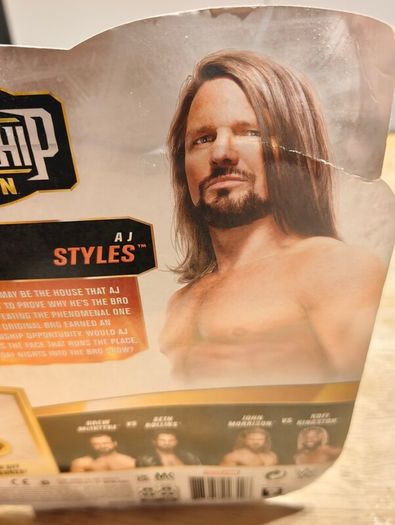Wwe Mattel Championship showdown series 4 from 2021 Matt Riddle and AJ Styles