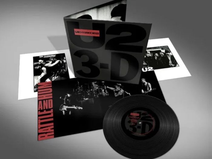 U2 3-D Dance Mixes 12 Inch Vinyl Record Sealed - New
