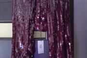 Wine/burgundy coloured sequined pants