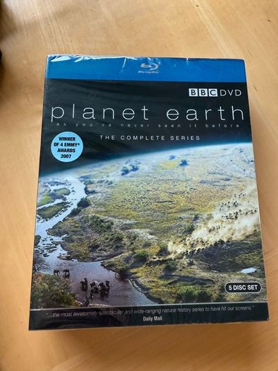 DVD Blue Ray players including glasses and Blue Planet DVDs