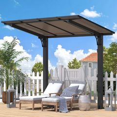 Brand new aluminium pergola. Unopened. Easy to assemble, two legged pergola.