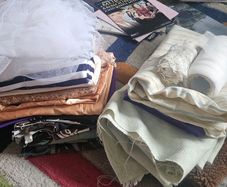 Large Fabric Bundle: Satin, Sequins, Tulle, IKEA Designer & Furnishing Fabrics