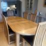 Kitchen table and 8 chairs Image 4