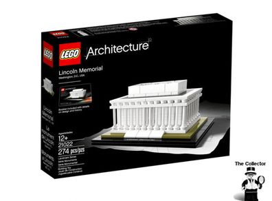 LEGO Architecture 21022 Lincoln Memorial Brand New In Box Retired Set