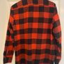 Mens Levis Red and Black Buffalo Check Shirt Long Sleeve. Size Small. Image 2