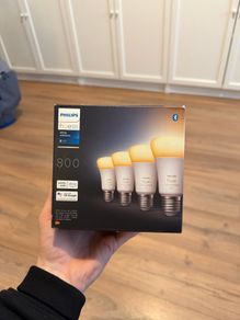 Philips Hue White Ambiance Smart Bulbs E27 4 Pack
