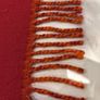 Boru - Jimmy Hourihan Two Sided Raspberry and Orange Wool Scarf Image 4