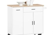 KItchen Island Cabinet Trolley Portable