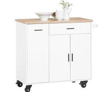 KItchen Island Cabinet Trolley Portable