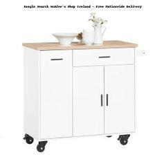 KItchen Island Cabinet Trolley Portable