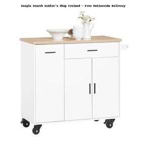 KItchen Island Cabinet Trolley Portable