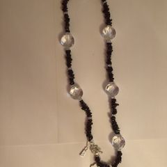 Garnet & Quartz necklace