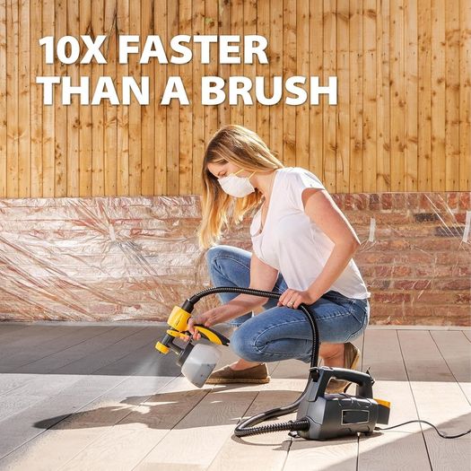 Paint sprayer for fences barns decks and garden furniture