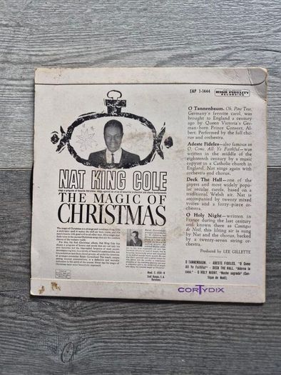 The Magic of Christmas" by Nat King Cole, released in 1960 Capitol Records EAP-1-1444