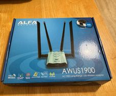 Alpha Awus 1900ac WiFi finder, Extender Kali